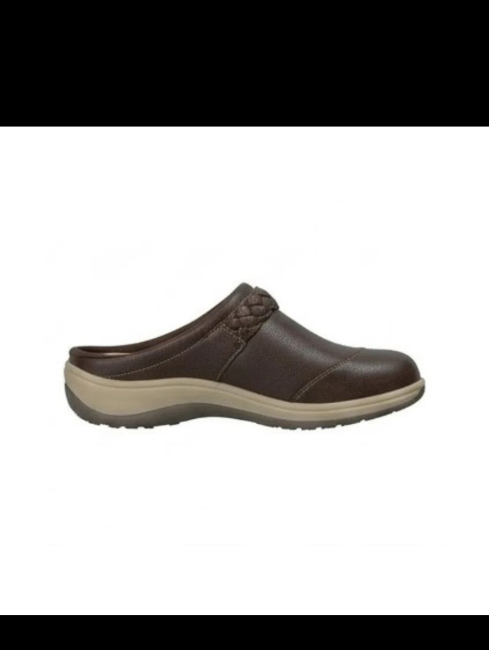 Orthofeet Irma Women's Clog Brown Leather Slip On Comfort Shoes